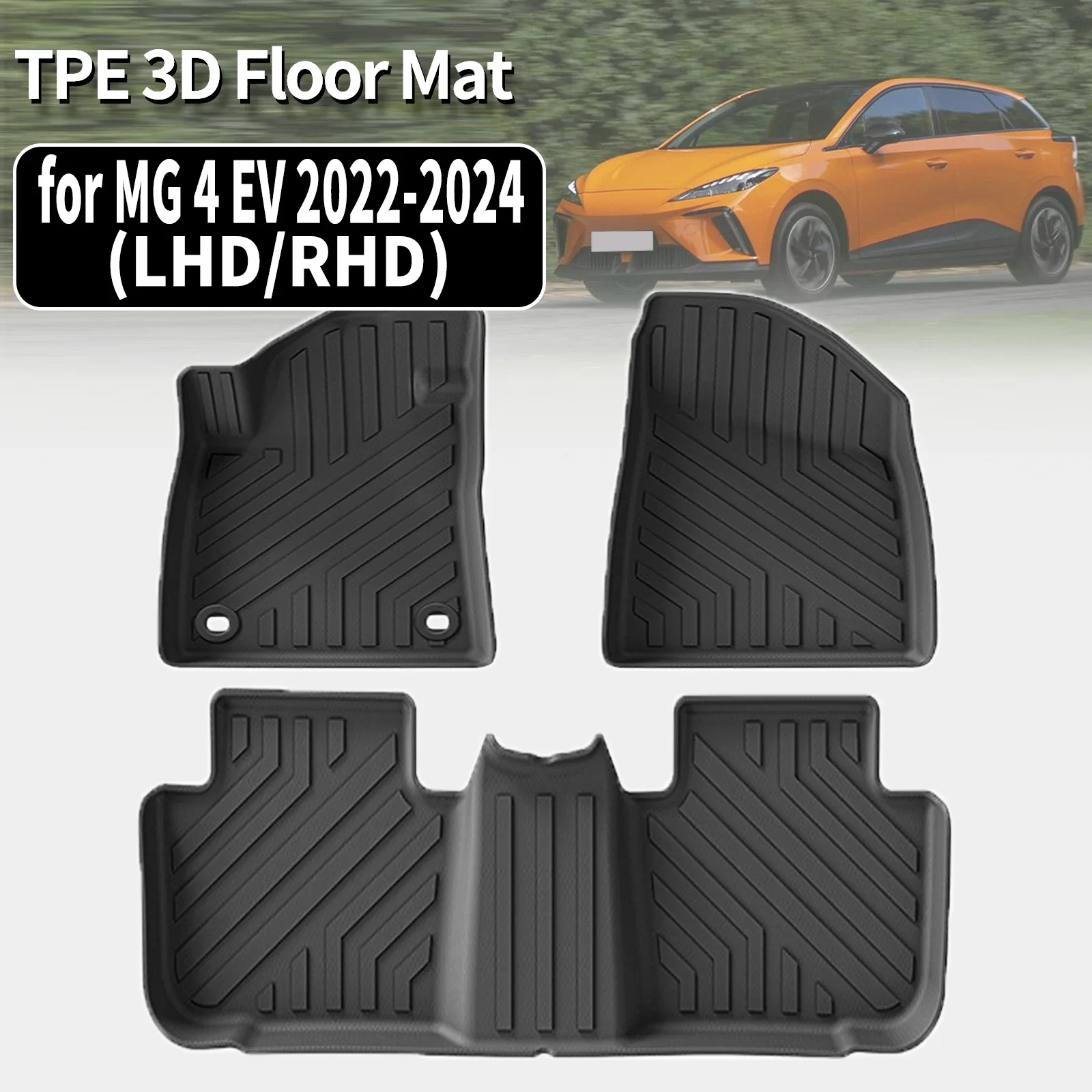 

Водонепроницаемые нескользящие автомобильные коврики из TPE для MG4 MG 4 Electric 2024 2023 2022 (не подходят для городских моделей)