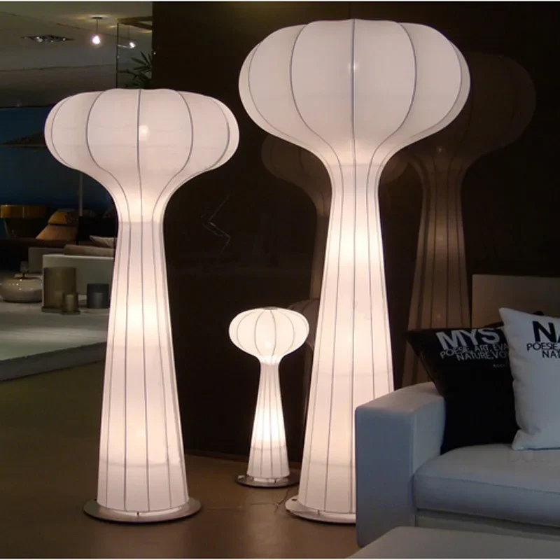 Creative lamp designer simple modern creative mushroom lamp living room hotel lobby villa fabric