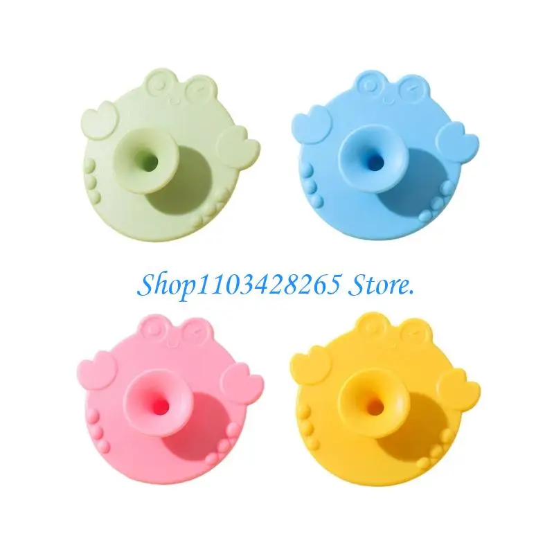 

Lovely Cartoon Silicone Bath Brush for Baby Comfortable Bathing Accessory G2TE