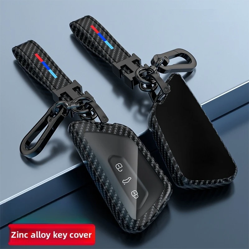 حافظة مفاتيح شفافة للسيارة غطاء حماية لجهاز التحكم عن بعد لسيارة VW Volkswagen Golf 8 ID.3 ID.4 سكودا اوكتافيا A8 MK4 MK8 GTI R #2