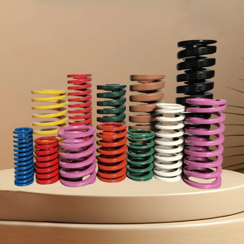 

Creamily 1PCS Mould Die Spring Colour Spiral Stamping Load Rectangular Alloy Steel Compression Springs OD12mm ID6mm L20-100mm