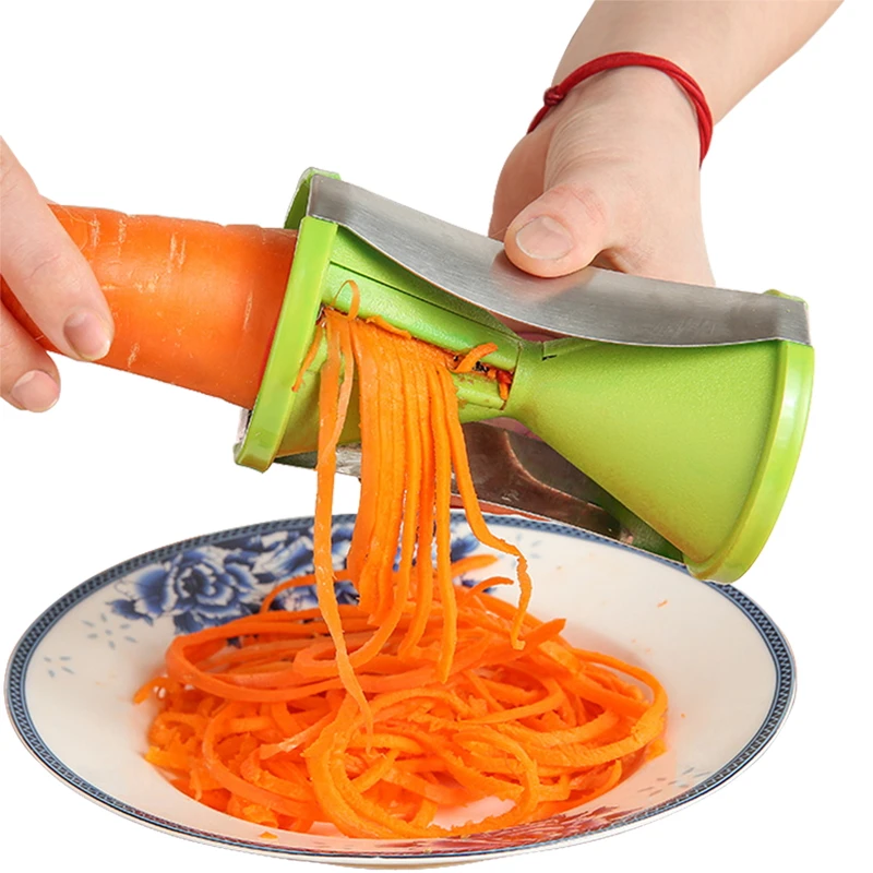 Vegetable Spiralizer Bundle Fruit Slicer Julienne Peeler Stainless Steel Vegetable Spiral Slicer Julienne Cutter