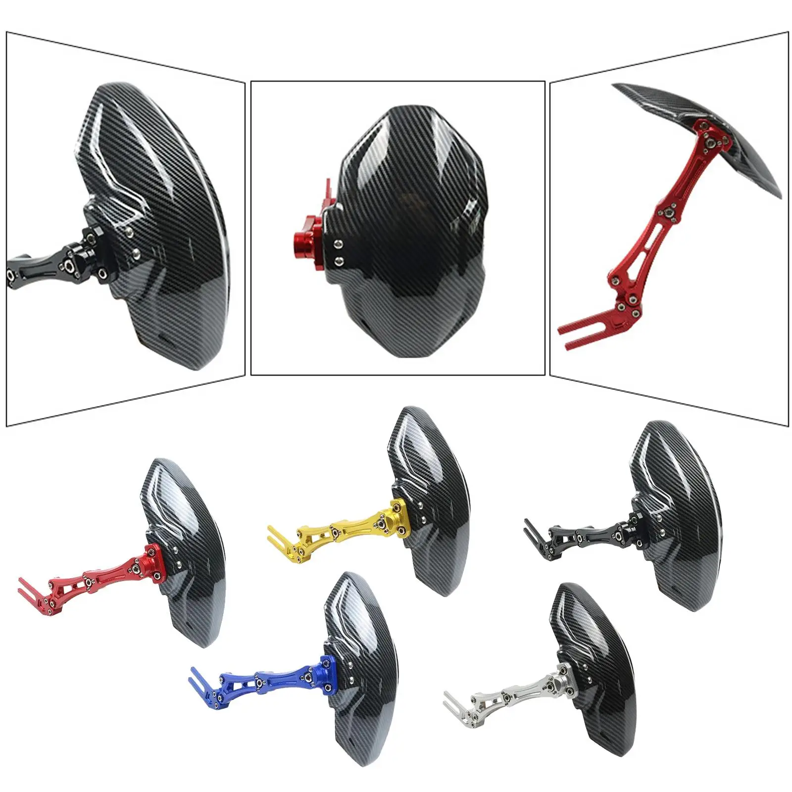 

for N1S M3 CNC Universal Motorcycle Rear Wheel Cover Rotated Rear Mudguard Splash Mud guard Fender for Eletric bike Cycle