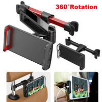 Telescopic Car Tablet Holder Back Seat Headrest Mount For iPad Air Mini Pro 4-11 Inch 360 Rotation Rear Pillow Phone Clamp Stand