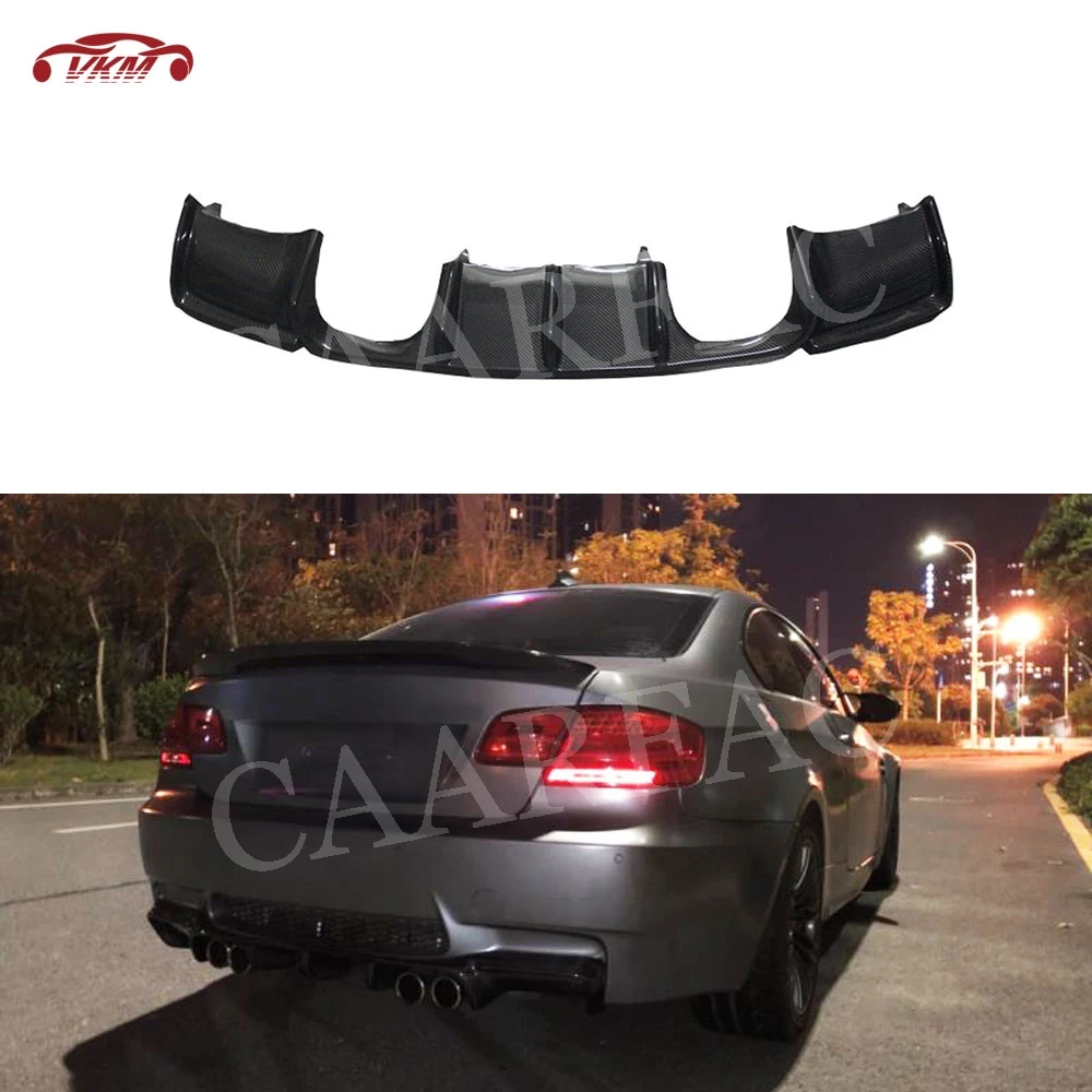 

Carbon Fiber Rear Lip Diffuser Spoiler for BMW E92 M3 Coupe E93 M3 Cabriolet 2009 - 2012 Car Bumper Protector V Style