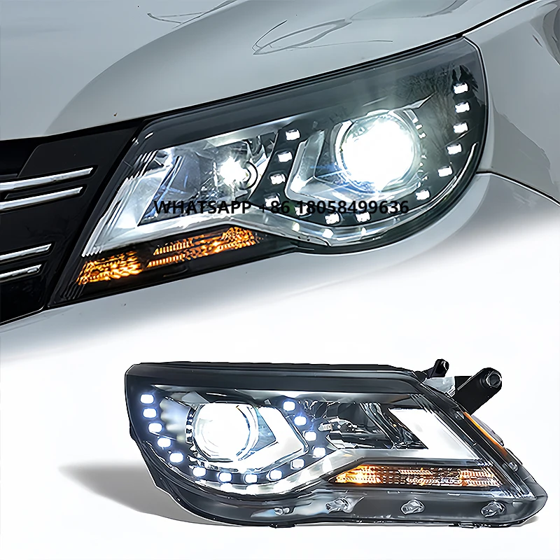 

Upgrade to LED Daytime Running Light Plug and Play Headlamp Headlight for VW Volkswagn Tiguan Head Lamp 2009-2013