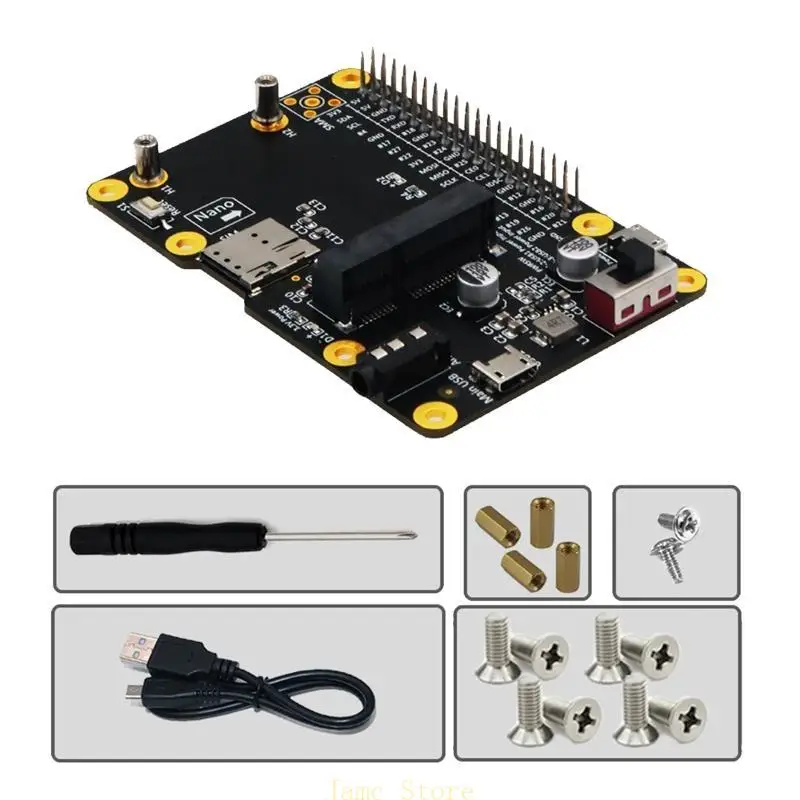 LX0B for Mini 3G/4G/LTE Module HAT Portable Adapter Card USB Expansion