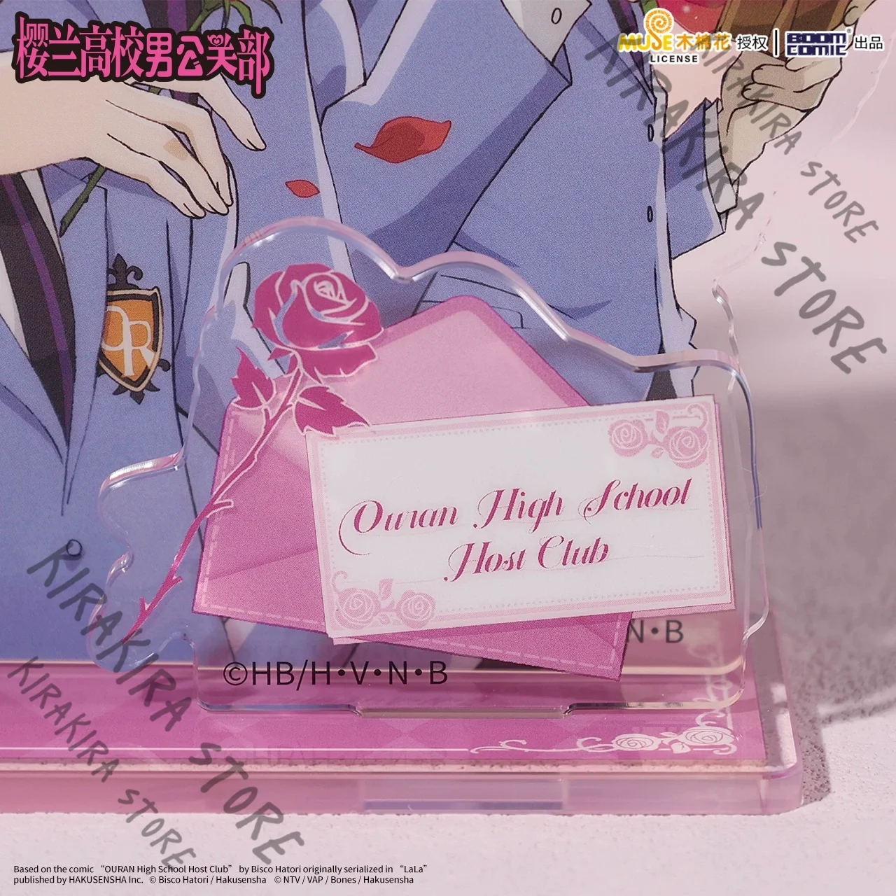 Club hôte du lycée Ouran Fujioka Haruhi 	 Ootori Kyouya – panneau sur pied multi-insert en acrylique, ornements authentiques, cadeau de noël