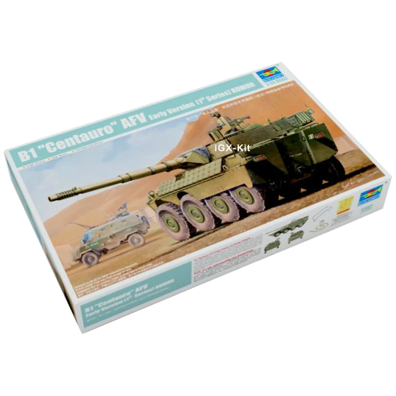 Trumpeter 01563 1/35  Italian B1 Centauro 1st AFV Tank Destroyer W/ ROMOR Military Toy Gift Plastic Assembly Building Model Kit