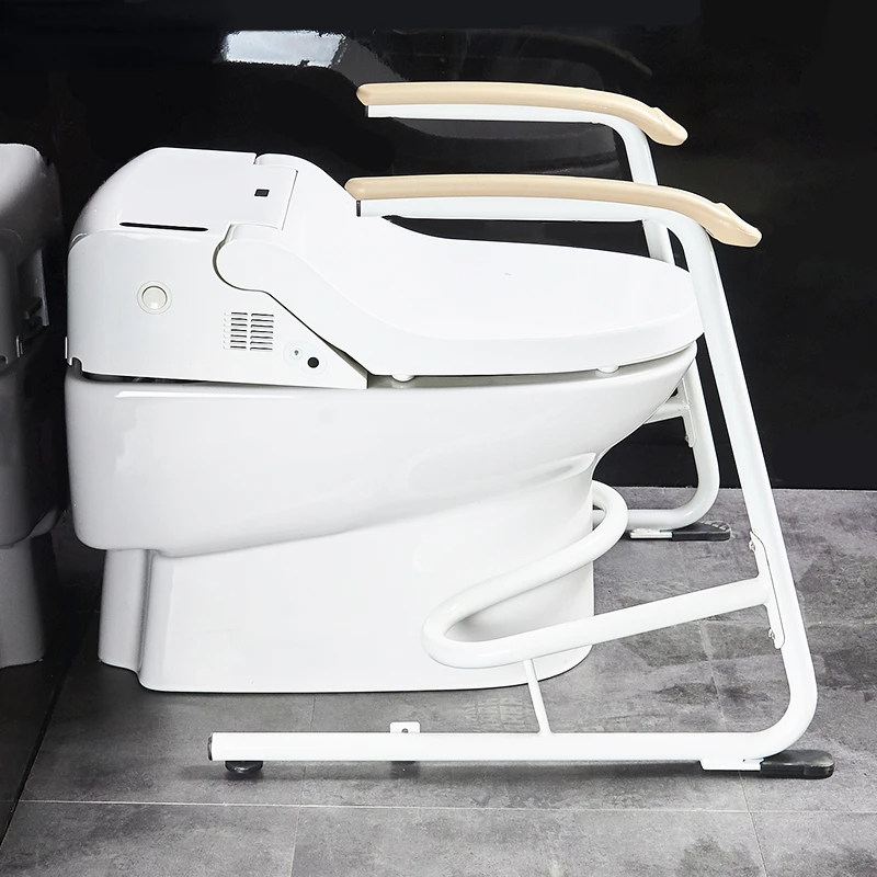 Smart Toilet Bowl Armchair Bathroom Pregnant Women Toilet Safety Disabled Elderly Support Rack