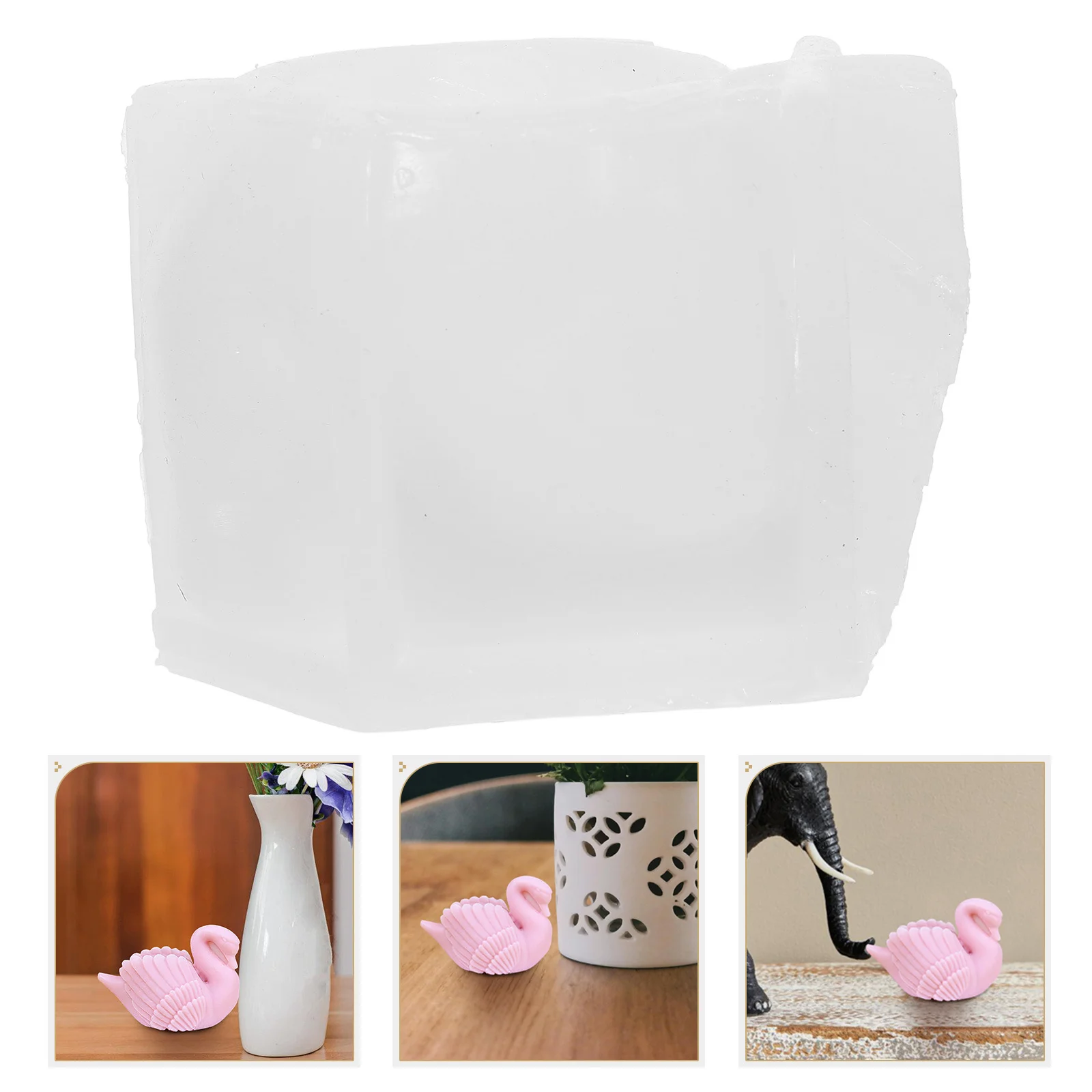 

1pcs Swan Mold Silicone Diy Crafts Mold Non Stick Reusable Epoxy Resin Casting Table Decor Tool Kit Jewelry Making Handicraft