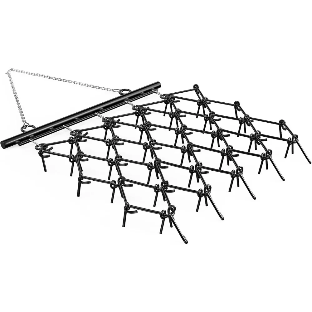 

Сверхмощная гаровина для квадроциклов и UTV — 5 футов на 4,5 фута с половиной зубьев для выравнивания, оценки, обслуживания пастбищ и грунта