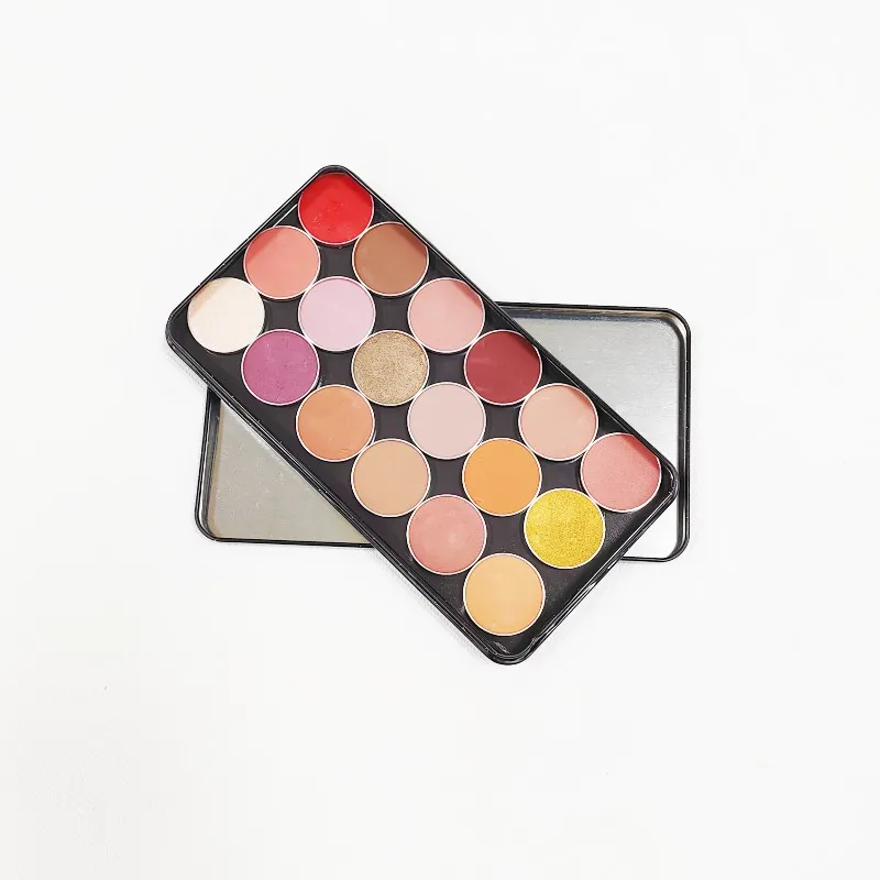 Vazio Magnético Maquiagem Paleta para Viagens, Metal Material Ferro, 1.2cm Profundidade Profunda, DIY Sua Sombra, Batom Prato, Blush Powder