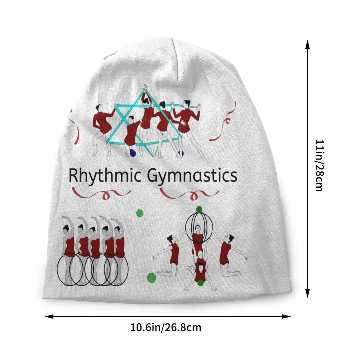 Dance Ritmische Gymnastiek Mutsen Hiphop Gebreide Muts Voor Dames Heren Winter Warme Skullies Mutsen