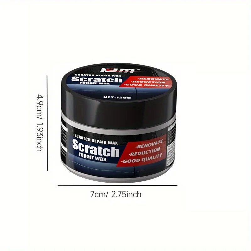 120g Car Scratch Repair Wax: Polishing Agent – All-Car Paint Care, Removes Scratches & Restores Paint Condition