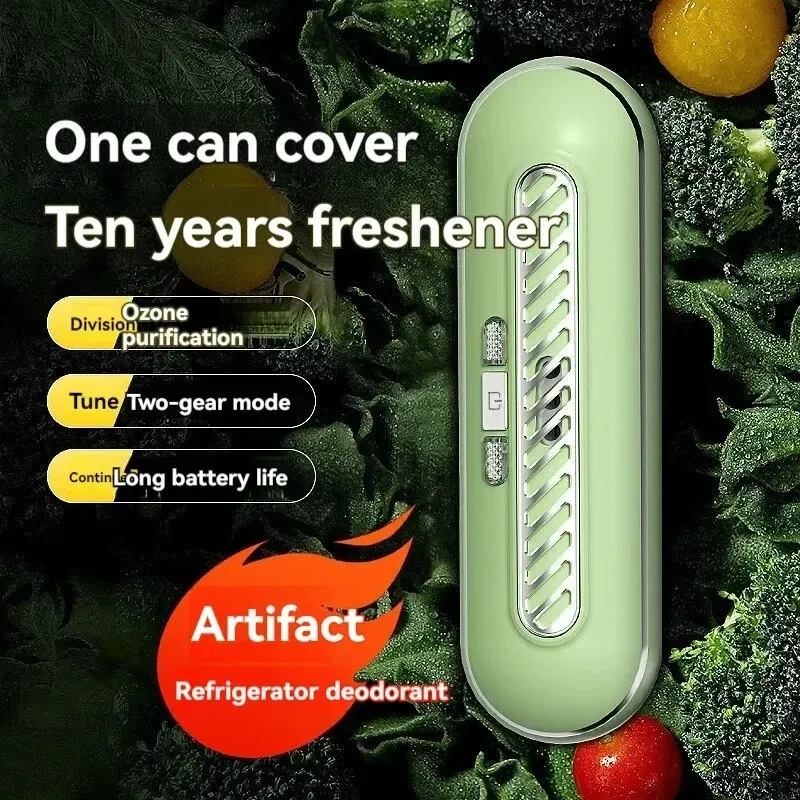  Ozone Refrigerator Odor Remover Household Kitchen Air Purifier Shoe Cabinet Sterilizer Disinfection Odor Eliminator 
