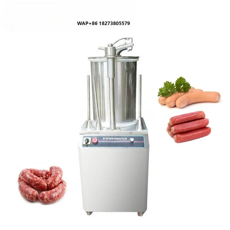 15/26/35L Stainless Steel Hgydraulic Sausage Filling Machine Sausage Stuffer Sausage Making Machine