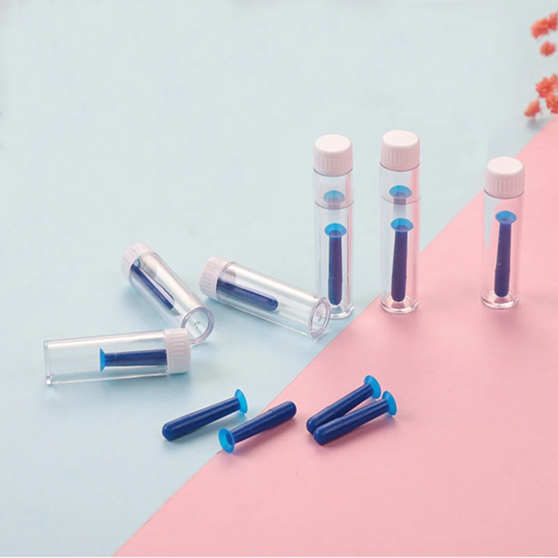 Silikon-Kontaktlinsen-Aufsetzer mit Saugnapf, Weicher Gel-Stick, Tragbares Mini-Werkzeug zum Einsetzen und Entfernen von Kontaktlinsen