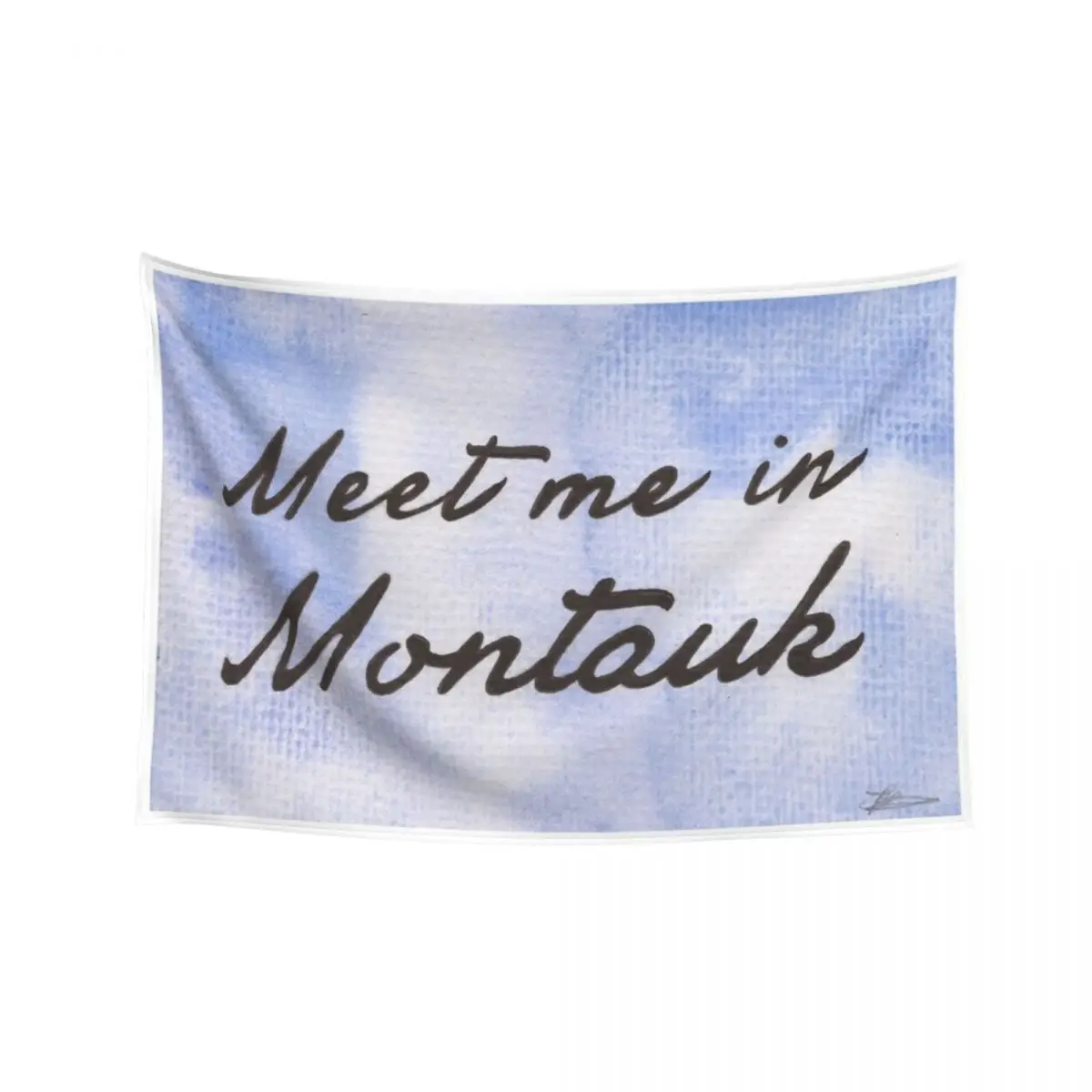 

Meet Me in Montauk Tapestry Wallpaper Decor Home Wall Hanging Home Supplies Tapestry