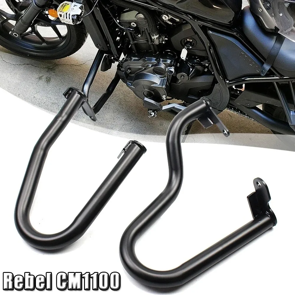 

For Honda Rebel 1100 CMX1100 CMX 1100 2024 2023 2022 2021 Front Lower Crash Bar Engine Guard Protection c1 Set