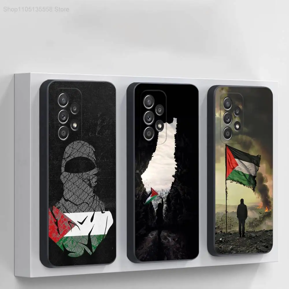 

P-Palestine-es-F-Flag MAP Phone Case For Samsung S 25,24,23,22,30,21,10,9,Ultra,Plus,Lite,FE,4,5G Black Soft Case