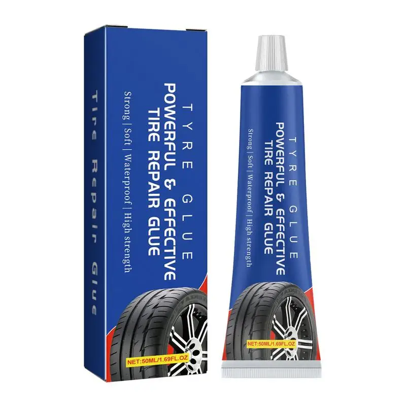 

50ml Tire Repair Glue Rubber Cement Glue Tire Repair Sealant Tire Leak Sealant Tire Repair Tools Tire Sealant For Car Motorcycle