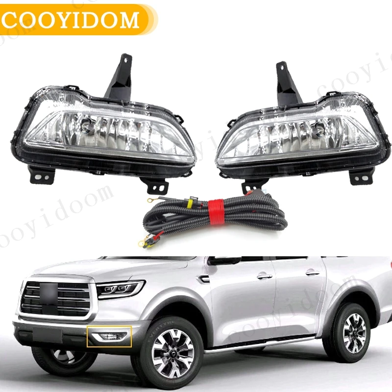 

Fog light For Great wall POER front bumper fog lamp DRL headlight driving light lamp