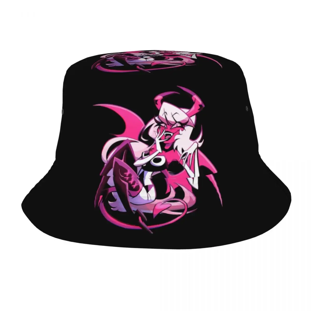 

Wants To Enjoy Verosika Bucket Hat Getaway Headwear Accessories Helluva Boss Anime Fishing Fisherman Hat for Sport Women Bob Hat