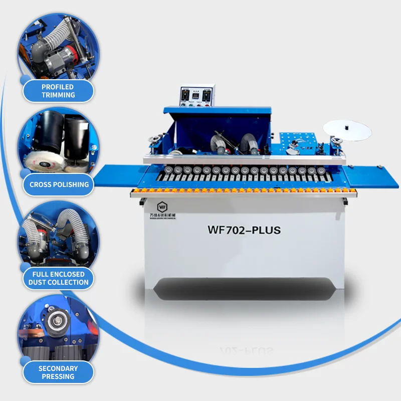 Factory Price WF 702-plus Edge Banding Machine Box Structure High Speed Irregular Shape Supported  Edge Banding Machine
