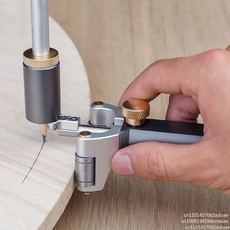 Linear arc dual-purpose scriber Woodworking arc parallel line scriber 2-in-1 multi-functional scribing tool