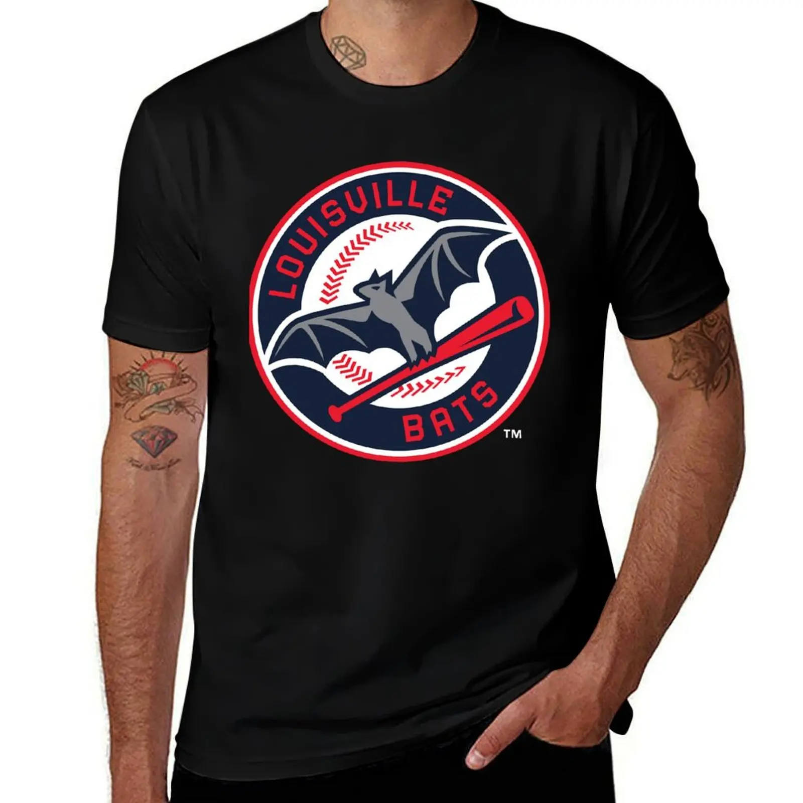 

Louisville Bats logo T-Shirt t shirt man luxury t shirts for man graphic cars T-Shirt