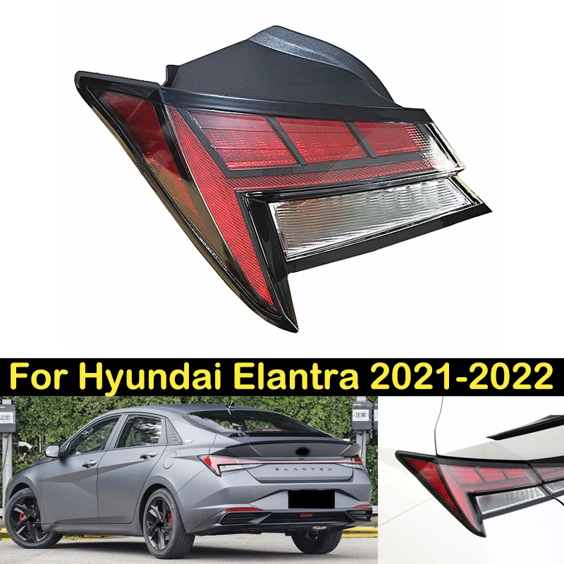 

DECHO LED Taillight For Hyundai Elantra 2021-2022 Brake Light Rear bumper taillamps tail light