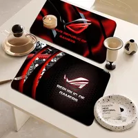 A-Asus P-Play Printed Dish Drying Mat Super Absorbent Coffee Drain Pad Tableware Quick Dry Rug Kitchen Dinnerware Placemat