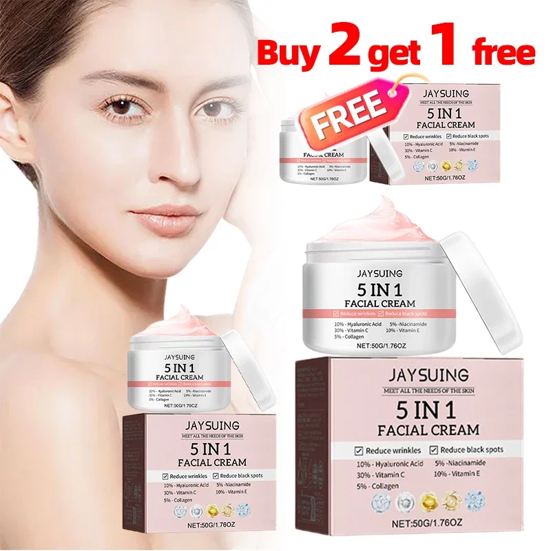 

3Pcs Facial Cream Face Lifting Firming Reduce Acne Blackheads Wrinkles Removal Shrink Pores Anti Aging Moisturizing Skin Care