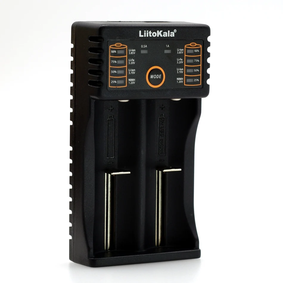 Liitokala Lii-202 Battery Charger for 18650 1.2V 3.7V 3.8V 3.2V AA  AAA 26650 26500 18350 21700 NiMH Lithium Battery