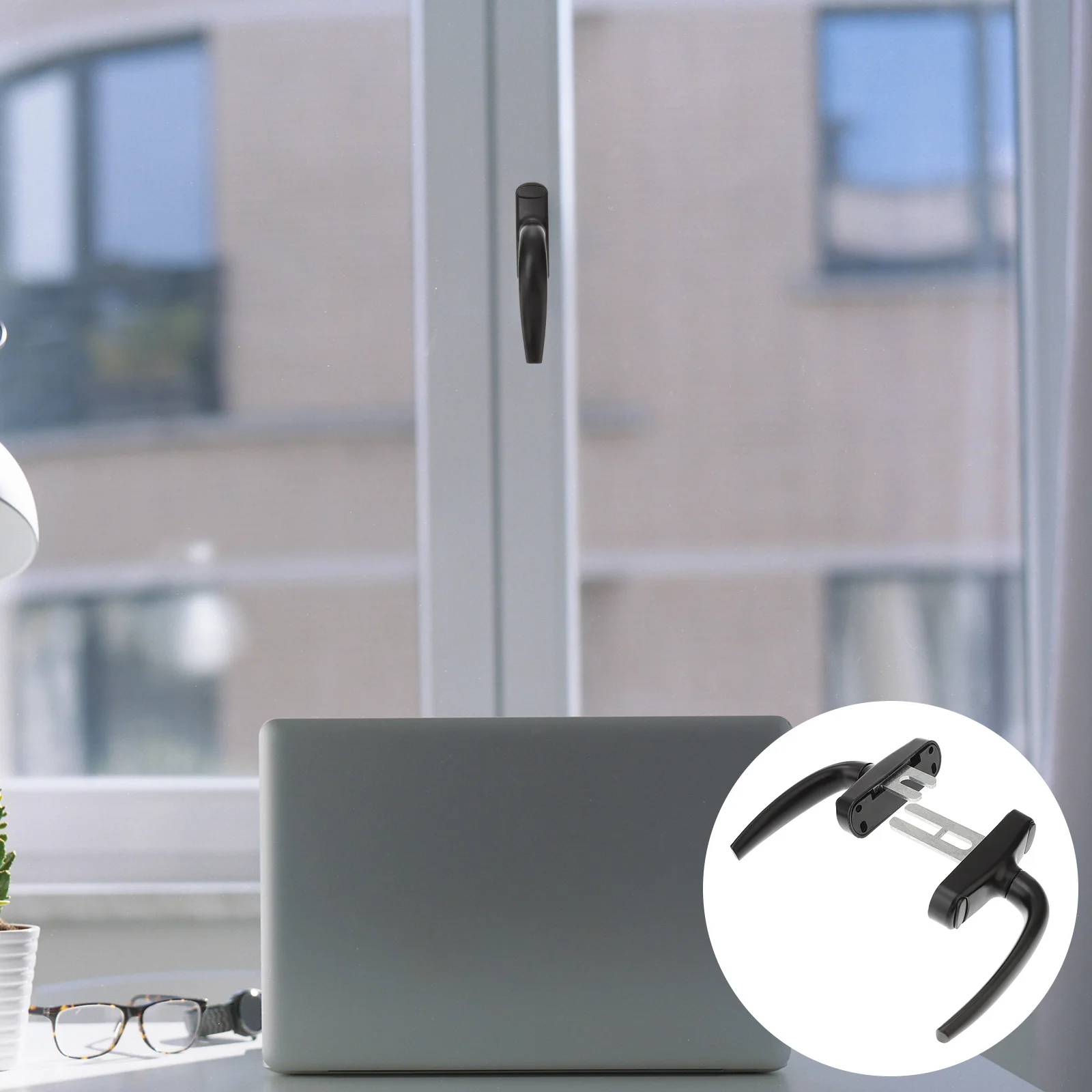 

2 Pcs Gold Black Window H les Home Separate Lock Pull Interior Sliding Door H Zinc Alloy Easy Install Commercial