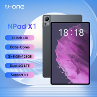 N-one NPad X1 11'' Tablet PC (8++8)GB RAM 128GB ROM Android 13 2000x1200 FHD MTK G99 8+20MP+2MPCamera 18W PD Fast Charge