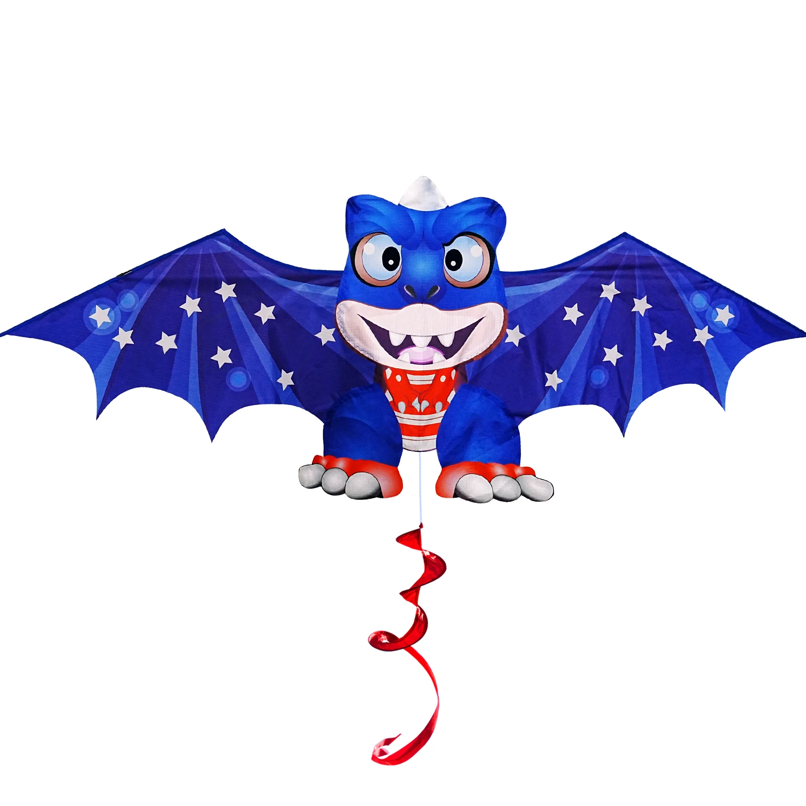 

NEW 2024 Outdoor Fun Sports Blue Dragon Kites For Kids And Adults With String And Handle Easy to Fly