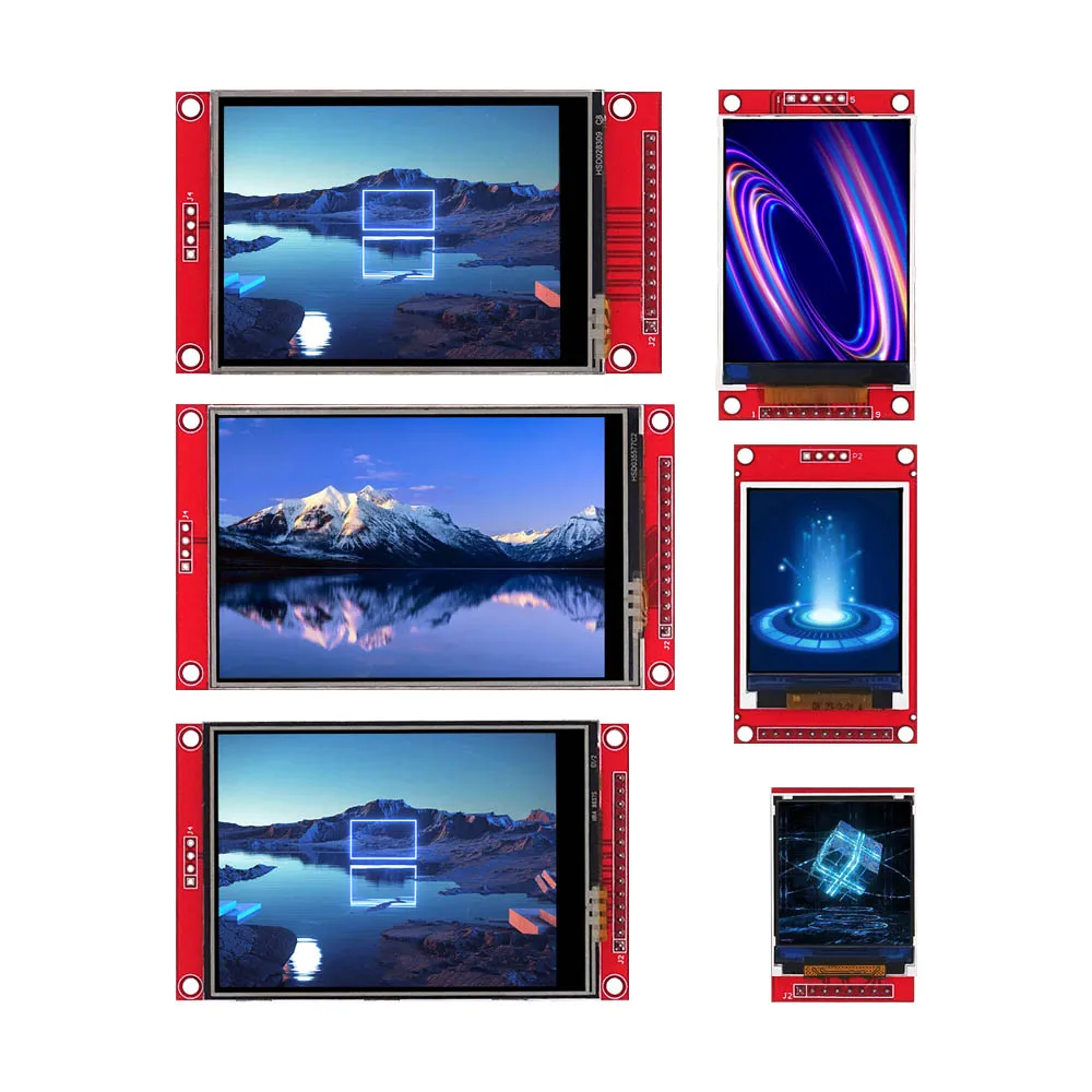 TFT Display 0.96/1.3/1.44/1.77/1.8/2.4/2.8 inch IPS 7P SPI HD 65K TFT Full Color LCD Module ST7735 Drive IC 80*160 For Arduino