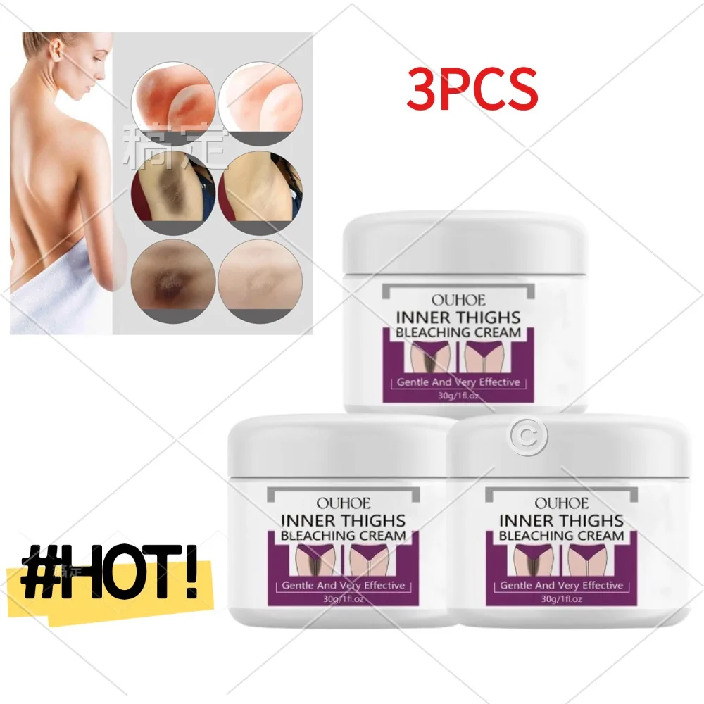 1/3PCS Moisturizing Cream Thigh Whitening Moisturizer Lighten Armpit Thigh Knee Joint Dark Radiance Whitening Cream Exfoliation