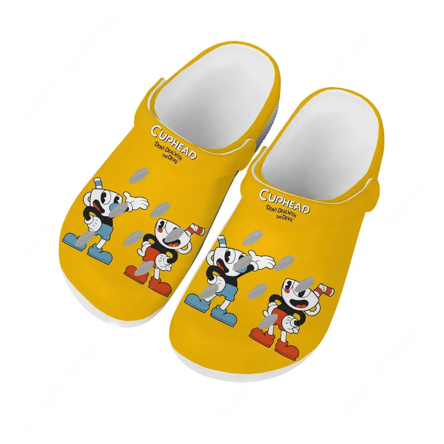 

Cupheads Water Shoes Mens Womens Comfortable Fashion Home Garden Clogs Customizd Sandals Beach Breathable Hole Slippers