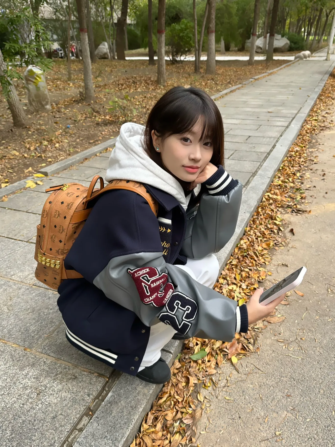 

Baseball Jackets Y2K Womens Spring Outdoors Cinching Ladies Felt Nightclub Lining Poncho Pockets Placket Layered Comfortable New