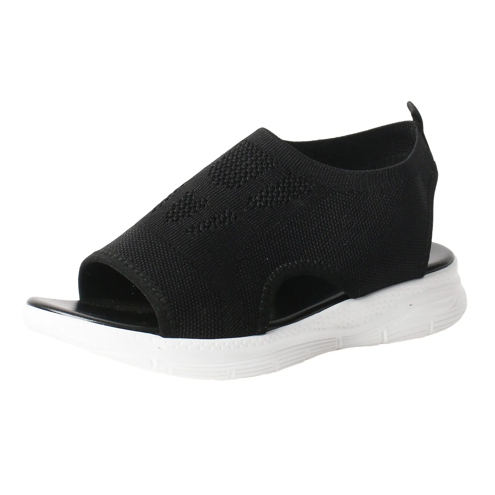 صنادل نسائية صيفية مقاس 8 صنادل نسائية لتقويم العظام قابلة للتنفس أحذية تنس مريحة للمشي #4