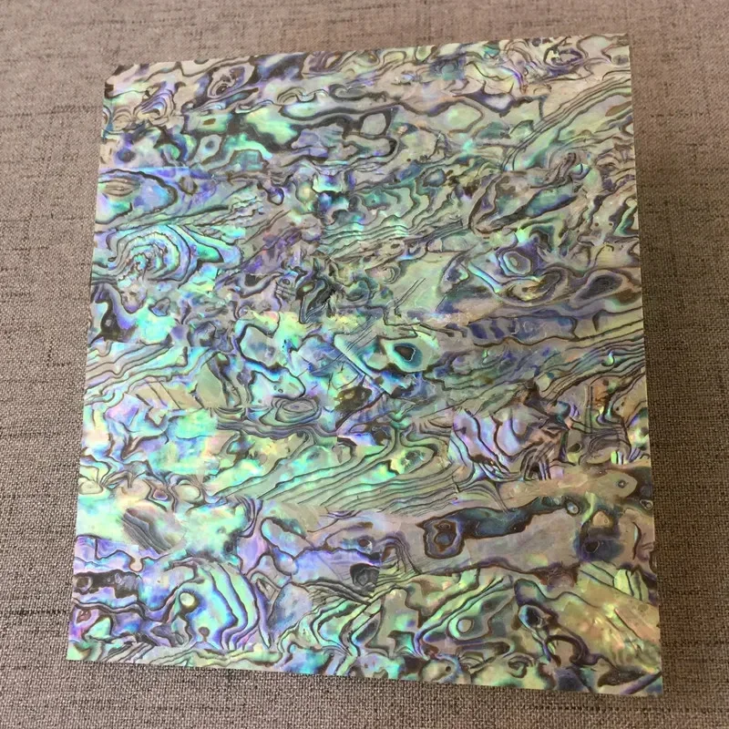 Natural Abalone Shell Mother of Pearl laminate Sheet DIY Home Decoration Materials And Crafts Carved Inlay Size 14cm/12cm