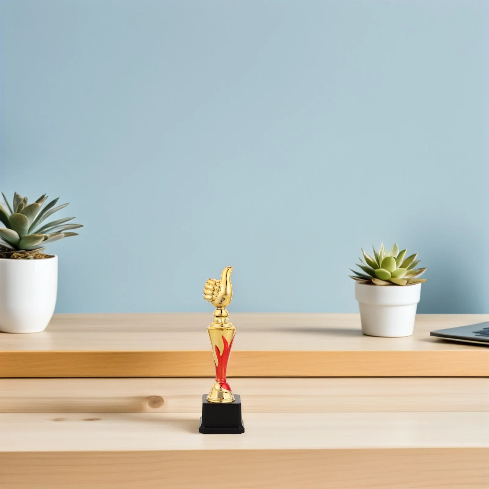 

Plastic Thumb Trophy Award Lightweight Teacher Volunteer Bulk Durable Vibrant Small Student Recognition Sports