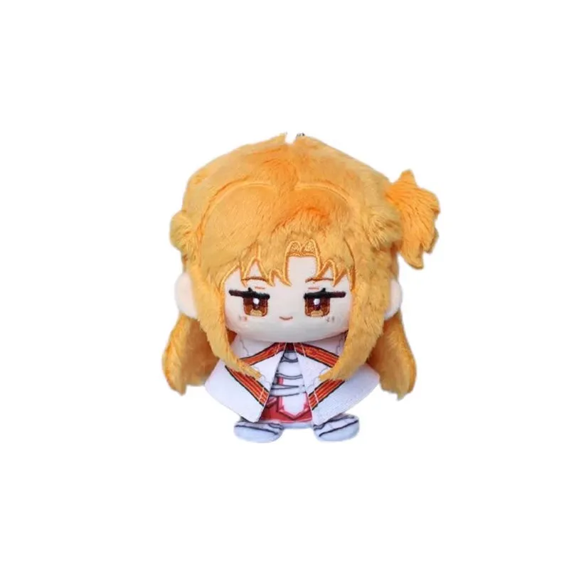 

SAO 12cm Plush Dolls Soft Plushies Yuuki Asuna Kirito Gifts Stuffed Toy Kirigaya Kazuto Pendant Dolls Collection