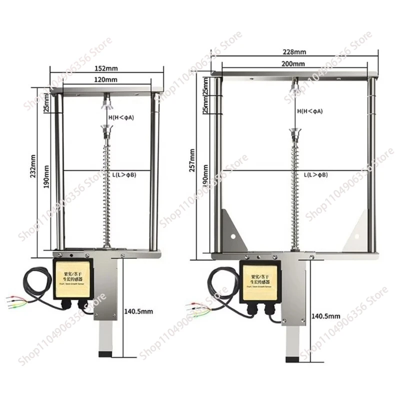 

for 4G LORAWAN RS485 4~ 20mA 0~ 5V 0~ 2V Agricultural Greenhouse Fruit Diameter Plant Stem Customizable ODM Sensor