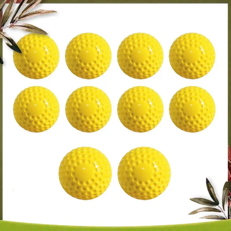 

Training Ball 9 Inch Pitching Machine Baseballs For Hand-Eye Coordination, Hitting And Practice 10Piece Multi-Purpose