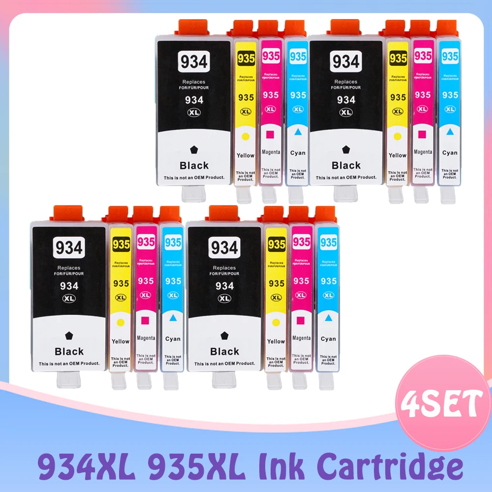 

934XL HP 935XL ink Cartridges 934XL 935XL 934 935 for hp934 For HP Officejet Pro 6812 6830 6815 6835 6230 6820 printer