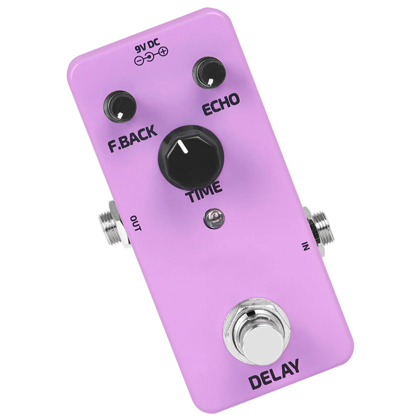 Electric Guitar Effects Pedal Delay 6 Purple Metal Sound Shaping Portable Strong Tone Satisfaction Accessories